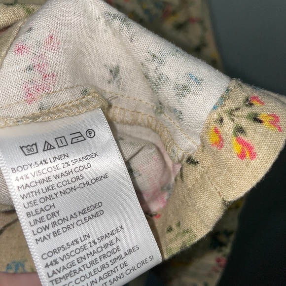 EUC Laura Ashley x Urban Outfitters Button-Front Mini Dress Floral Size Small - Picture 7 of 10